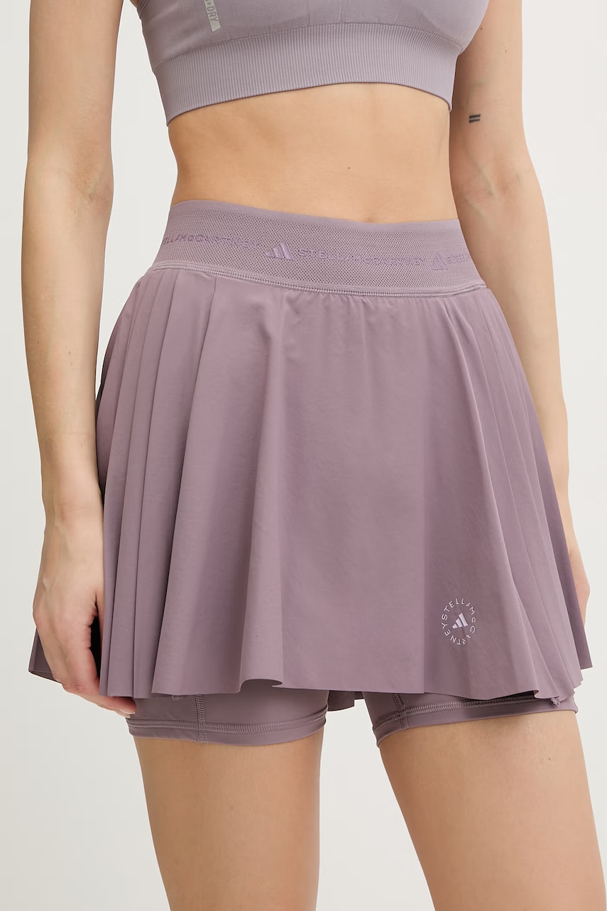 Adidas by Stella McCartney fustă plisată