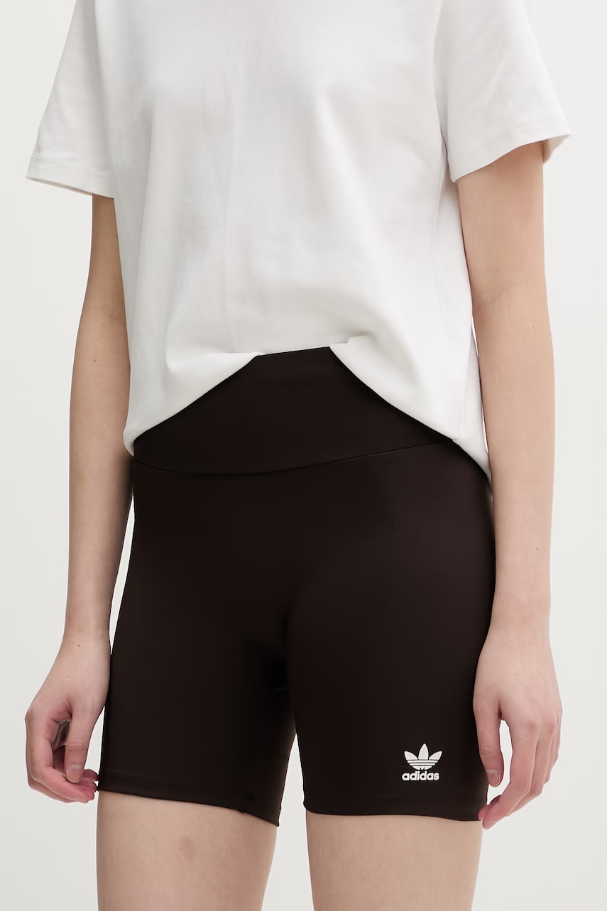 adidas Originals σορτς γυναικεία KD9101 καφέ XXS,XL,L,M,S,XS