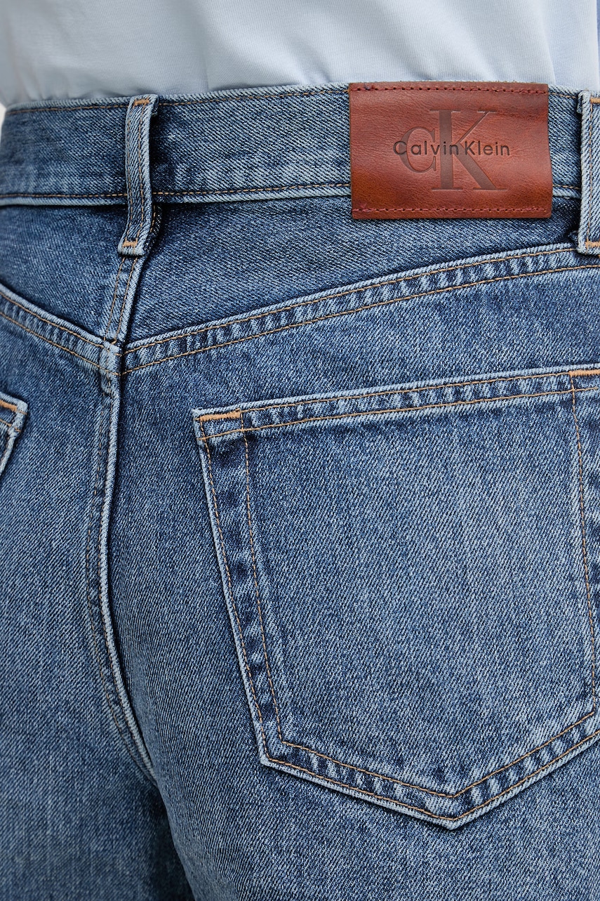 Calvin Klein Jeans šortky dámske rifľové