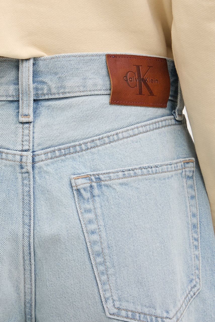 Calvin Klein Jeans šortky dámske rifľové