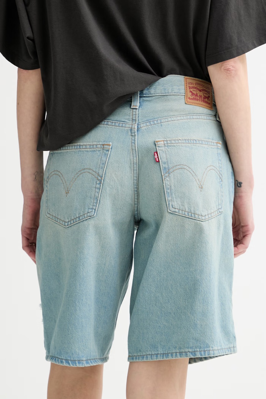 Rifľové krátke nohavice Levi's MIDDY JORT