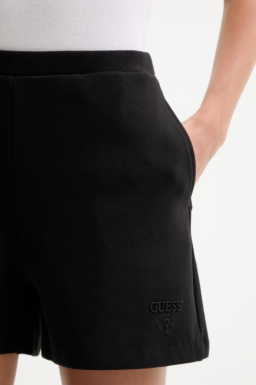 Guess dámské bavlněné teplákové šortky HABI (obrázek 4)