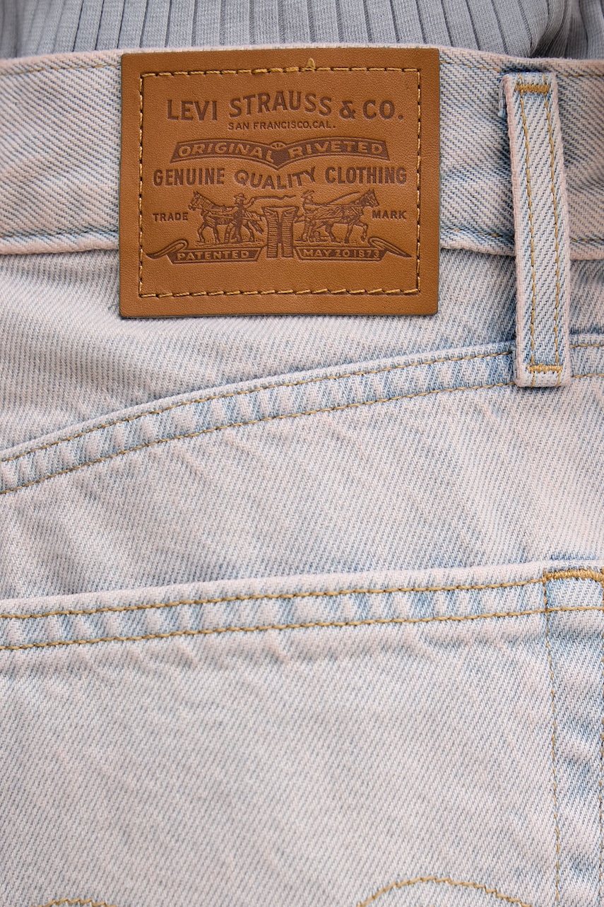 Rifľové krátke nohavice Levi's HIGH BAGGY