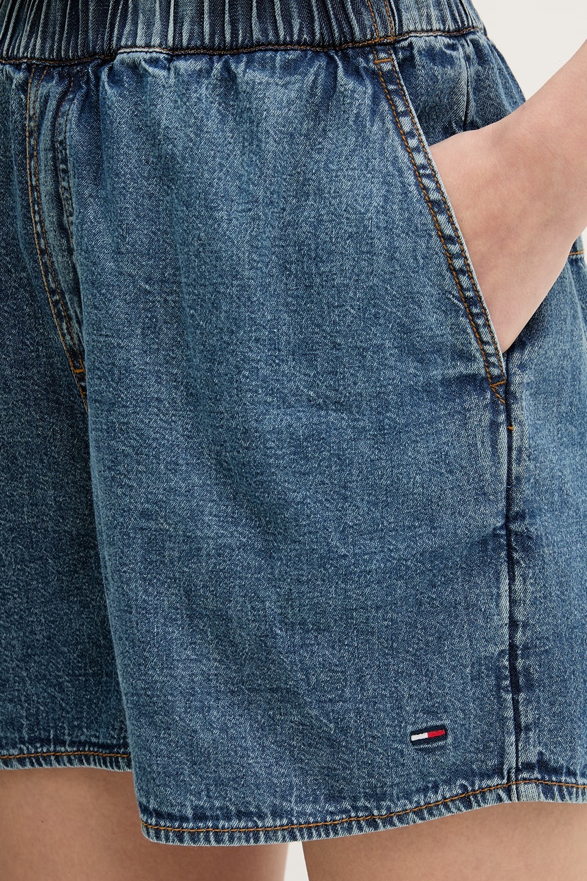 Tommy Jeans šortky dámske rifľové