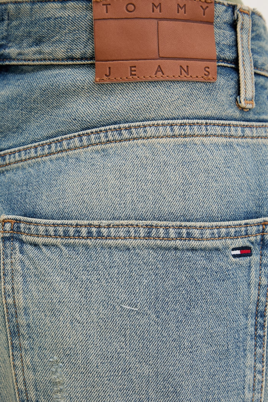 Tommy Jeans šortky dámske rifľové