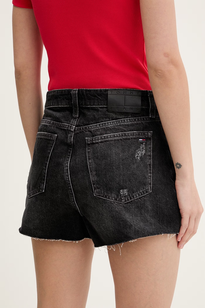 Tommy Jeans šortky dámske rifľové