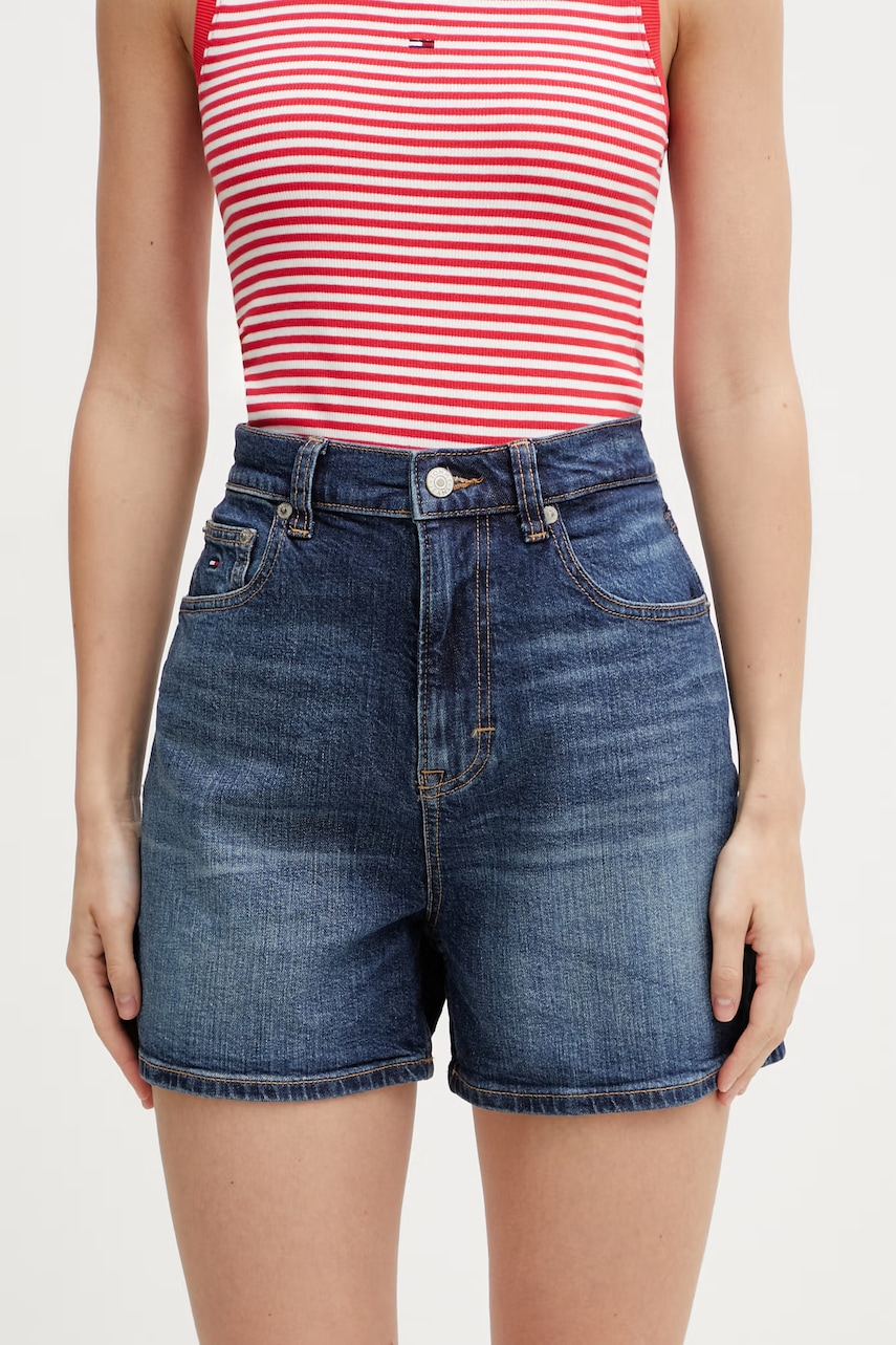 Tommy Jeans szorty damskie jeansowe