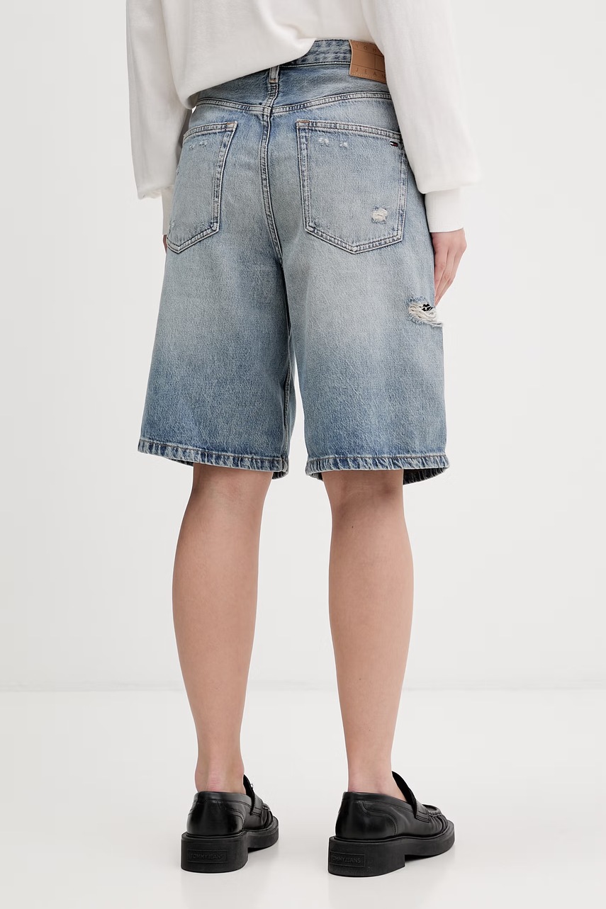 Tommy Jeans šortky dámske rifľové