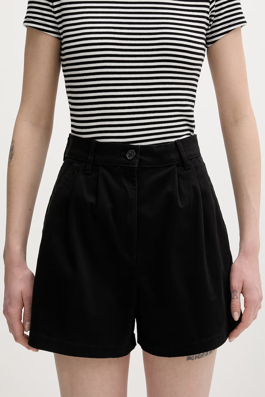Tommy Jeans σορτς γυναικεία βαμβάκι με ελαστάν