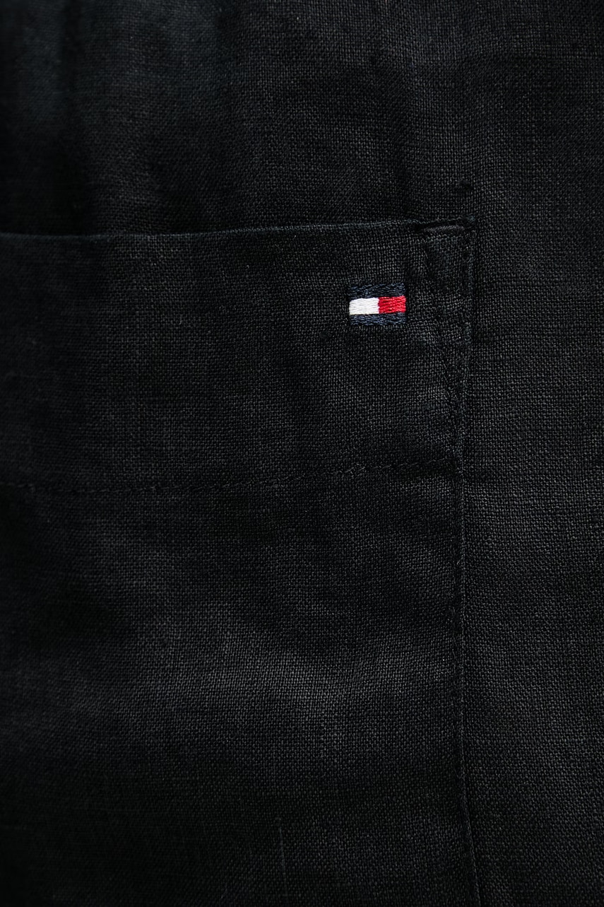 Tommy Hilfiger šortky dámske ľanové