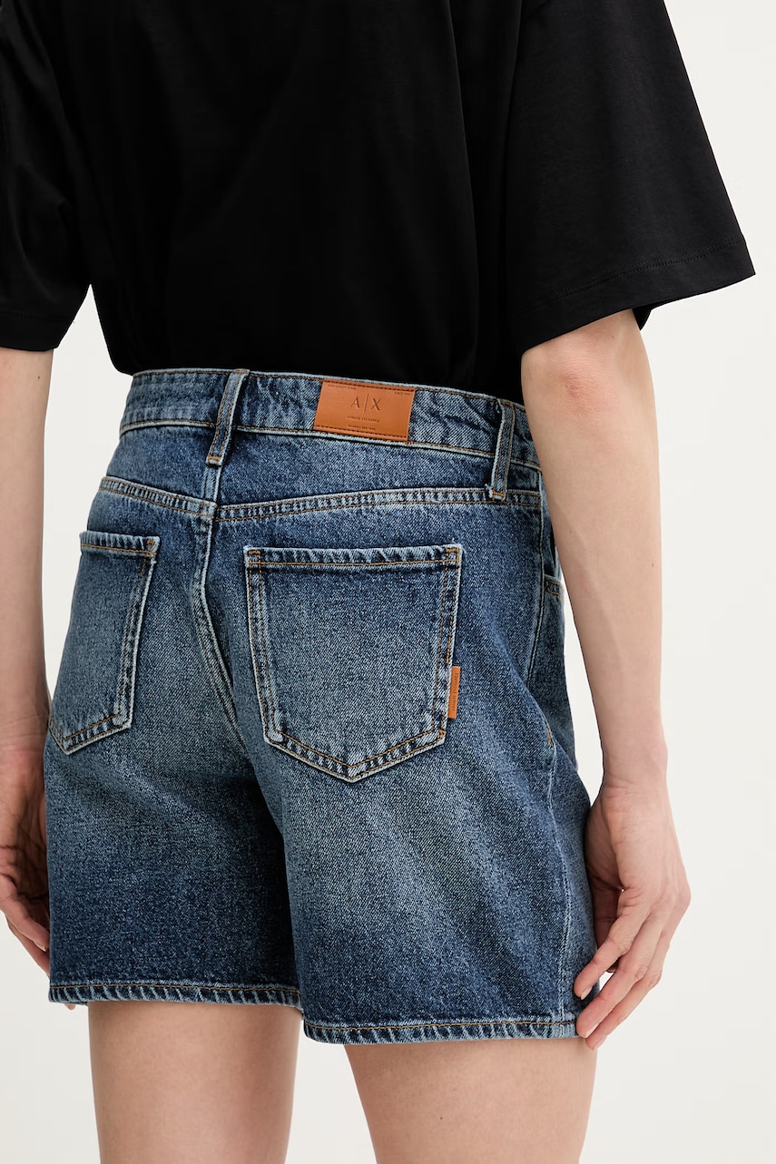 Armani Exchange šortky dámske rifľové
