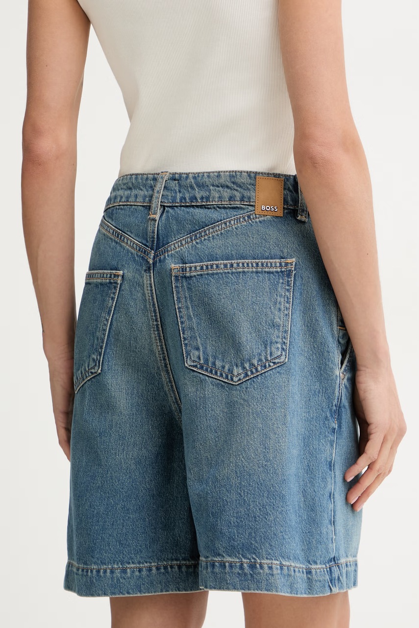 BOSS šortky dámske rifľové ALLEXY DENIM SHORT