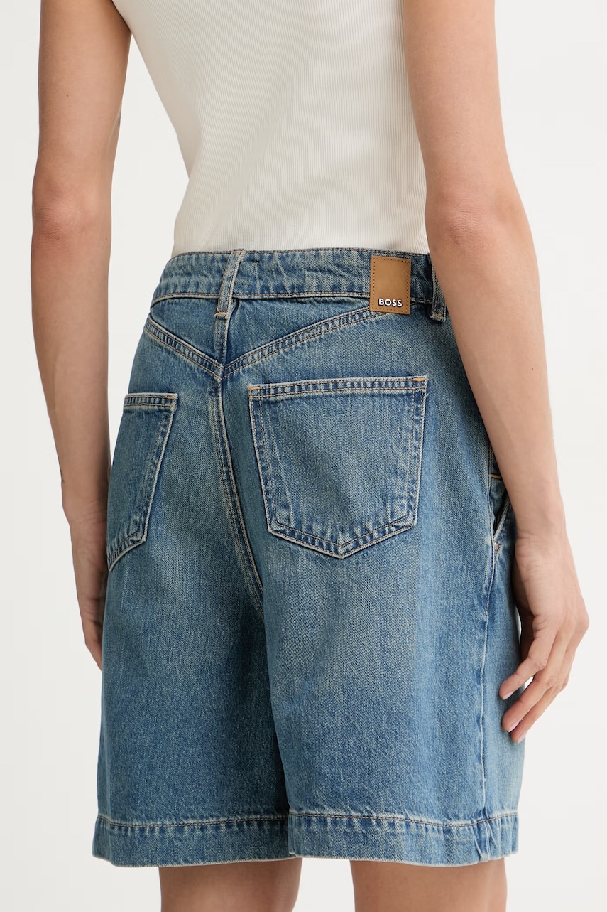 BOSS šortky dámske rifľové ALLEXY DENIM SHORT