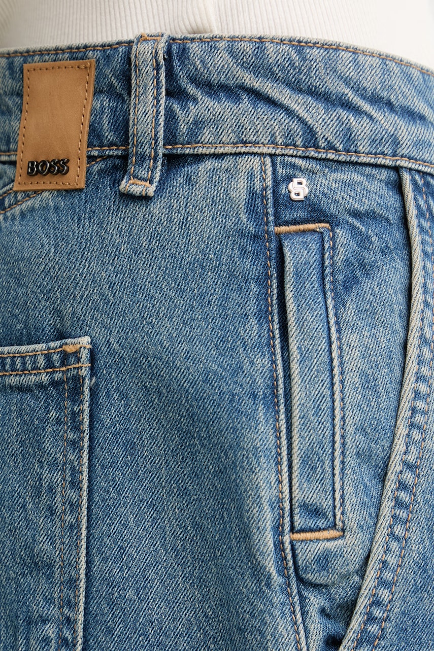 BOSS šortky dámske rifľové ALLEXY DENIM SHORT