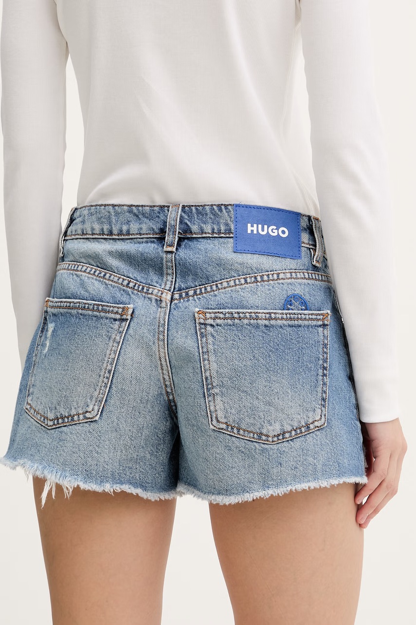 HUGO Blue šortky dámske rifľové Galimon_B