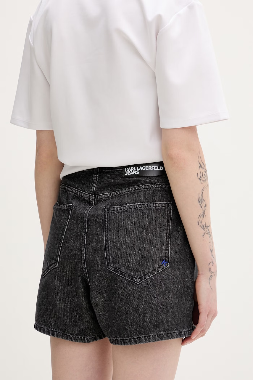 Karl Lagerfeld Jeans šortky dámske bavlnené