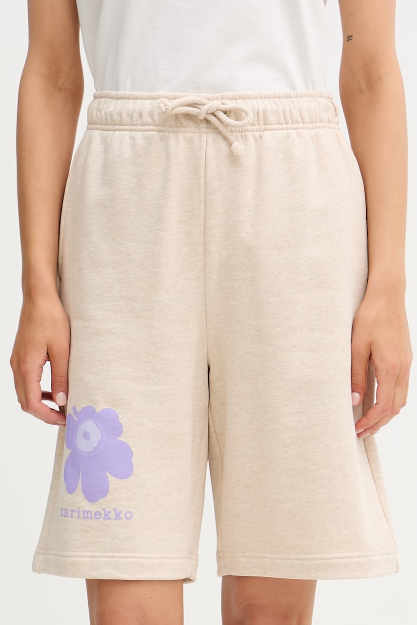 Marimekko pantaloni scurți de trening pentru femei, din bumbac