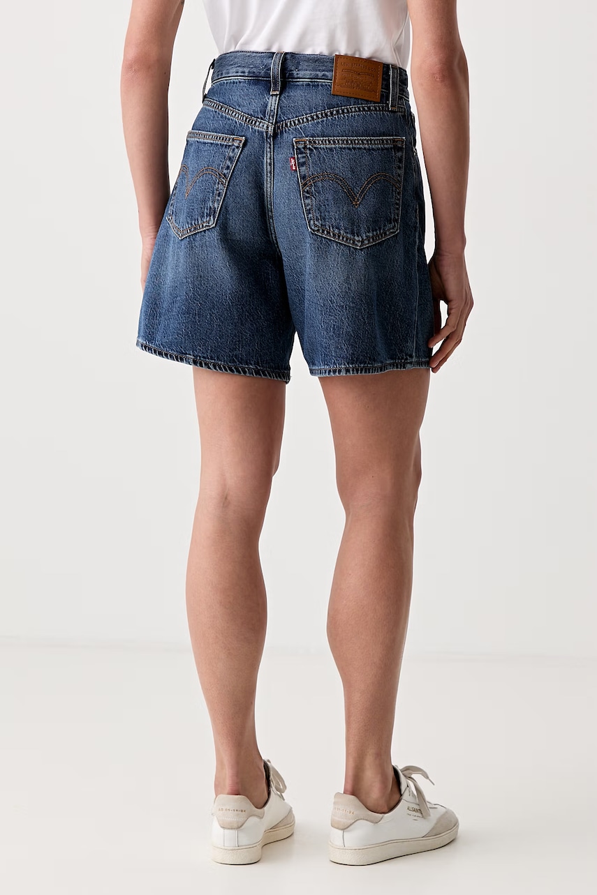 Levi's šortky dámske rifľové HIGH BAGGY SHORT ACHIEVE EVERYTHING