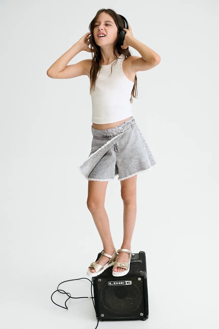 Mayoral fustă-pantalon din denim pentru copii