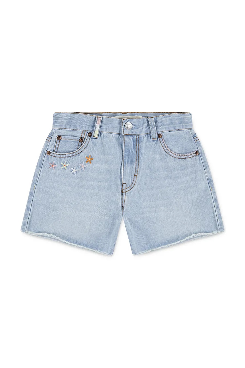 Levi's šortky detské rifľové CROCHET APPLIQUE A LINE SH