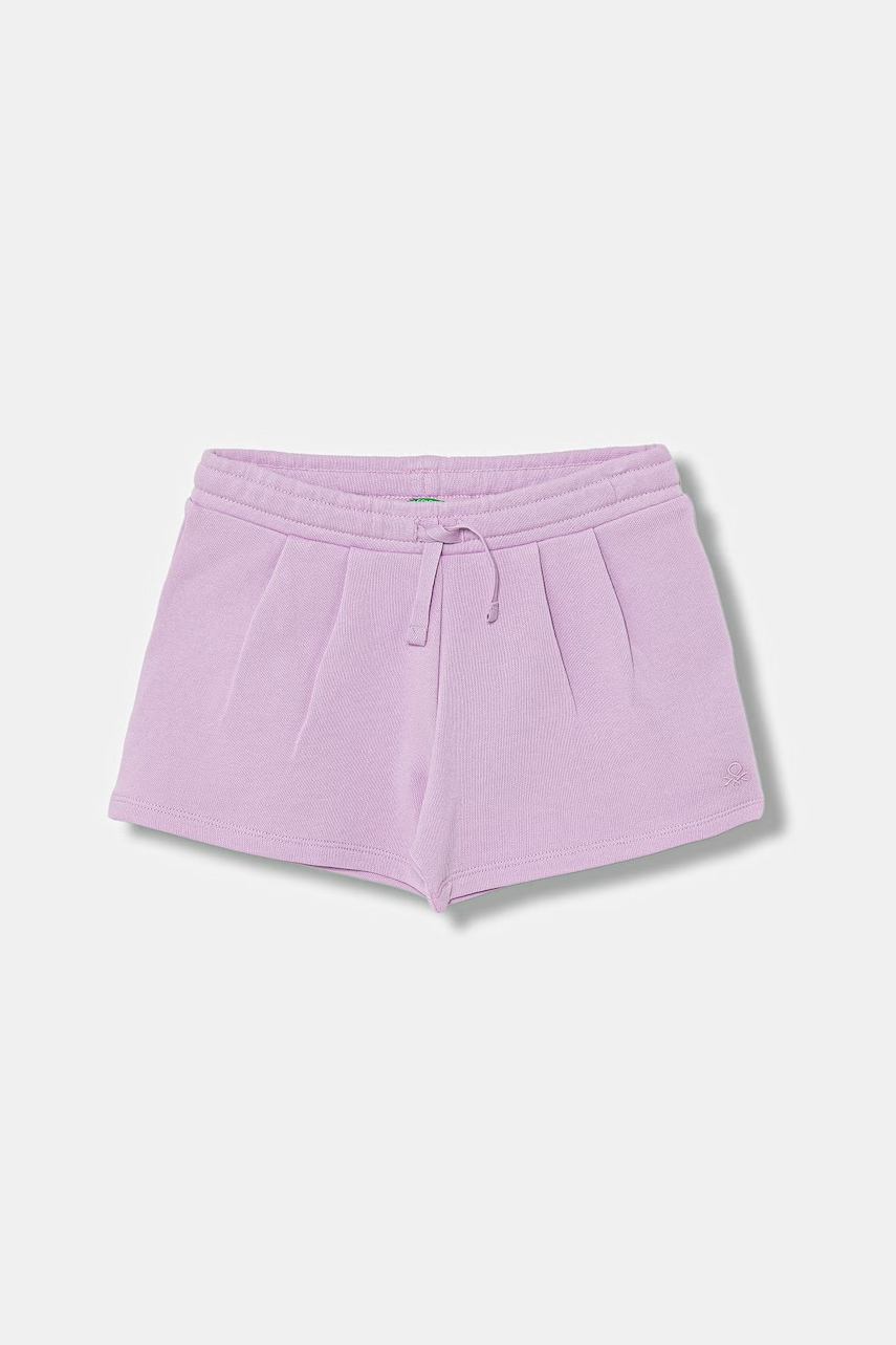 United Colors of Benetton pantaloni scurți de trening pentru copii, din bumbac