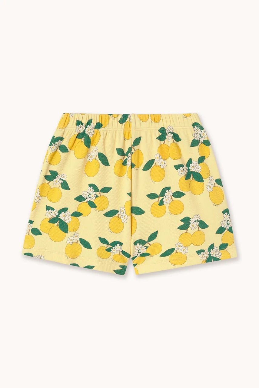 Detské krátke nohavice Tinycottons ORANGES RIB SHORT