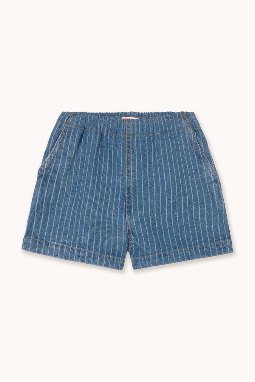 Дитячі джинсові шорти Tinycottons STRIPES DENIM SHORTS