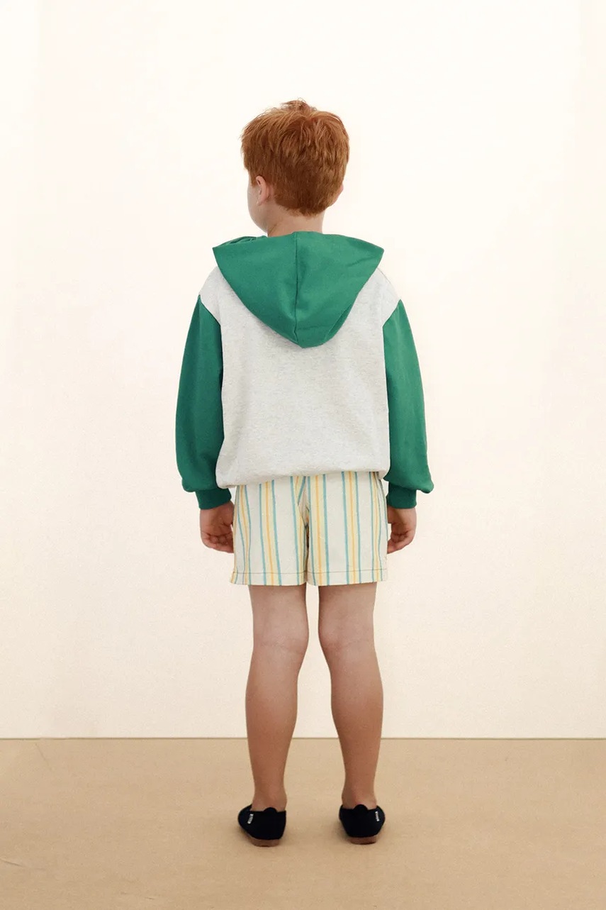 Dětské bavlněné šortky Tinycottons MULTICOLOR STRIPES SHORTS (obrázek 3)