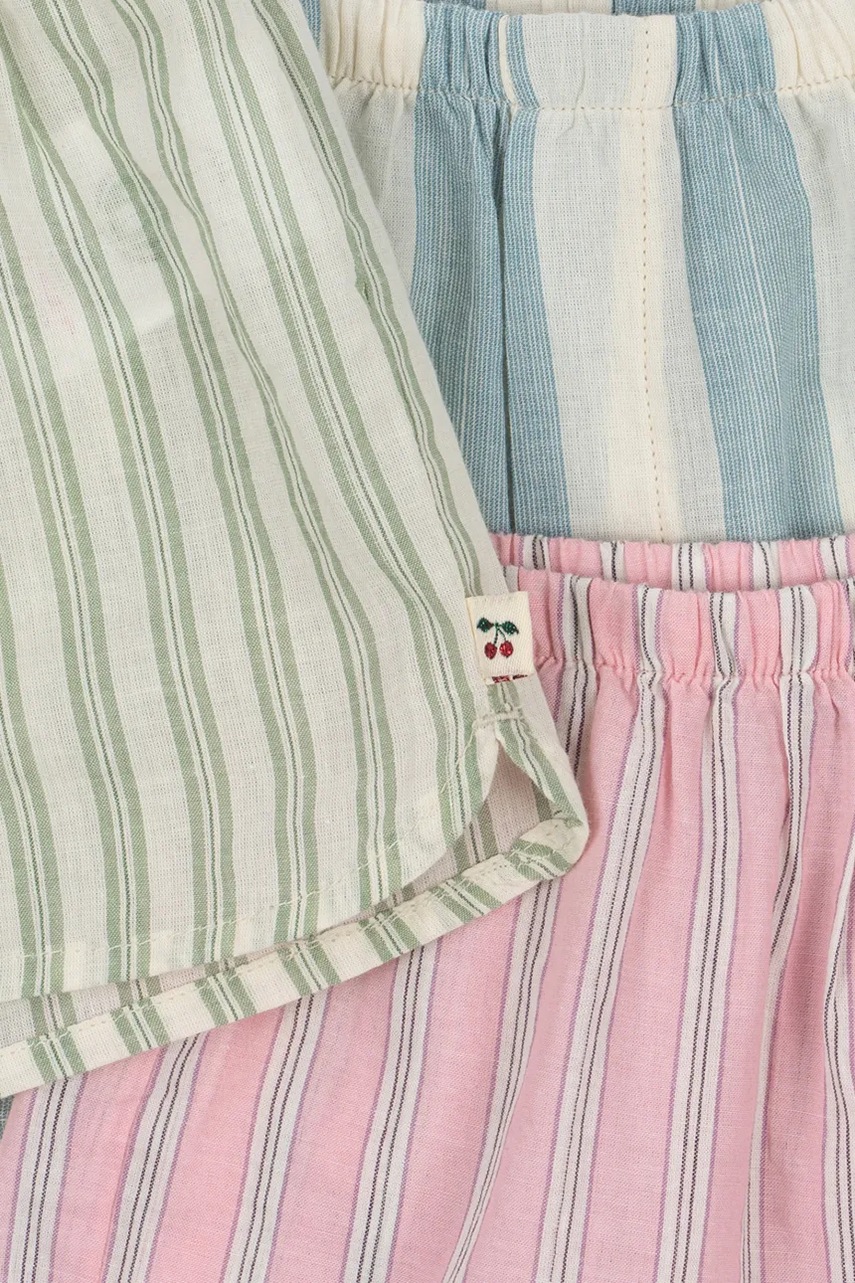 Konges Sløjd šortky detské bavlnené 3 PACK ASLI SHORTS GOTS