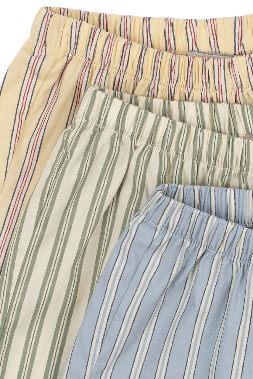 Konges Sløjd šortky detské bavlnené 3 PACK AZUR SHORTS GOTS