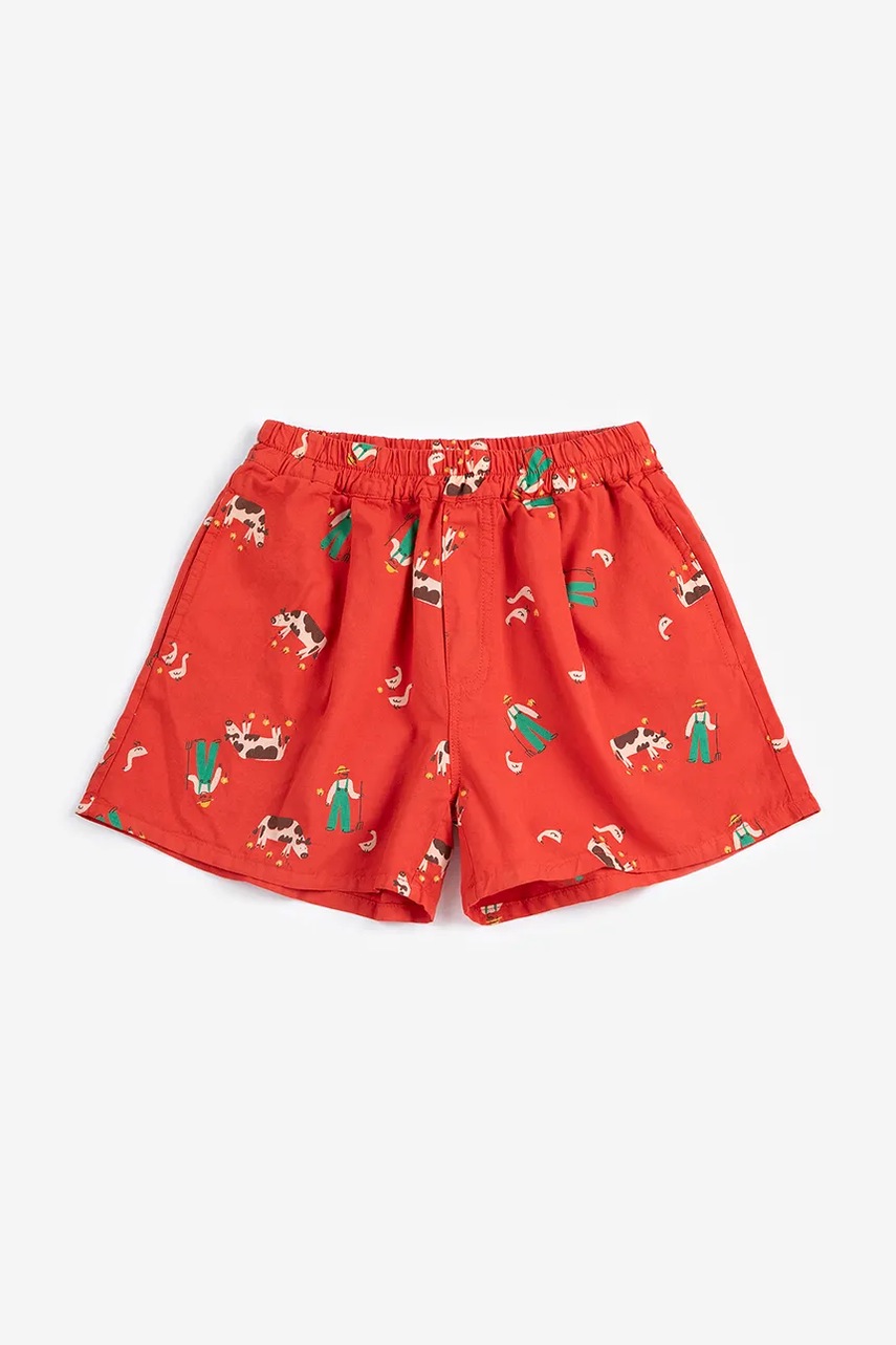 Детские хлопковые шорты Bobo Choses Farm Adventure