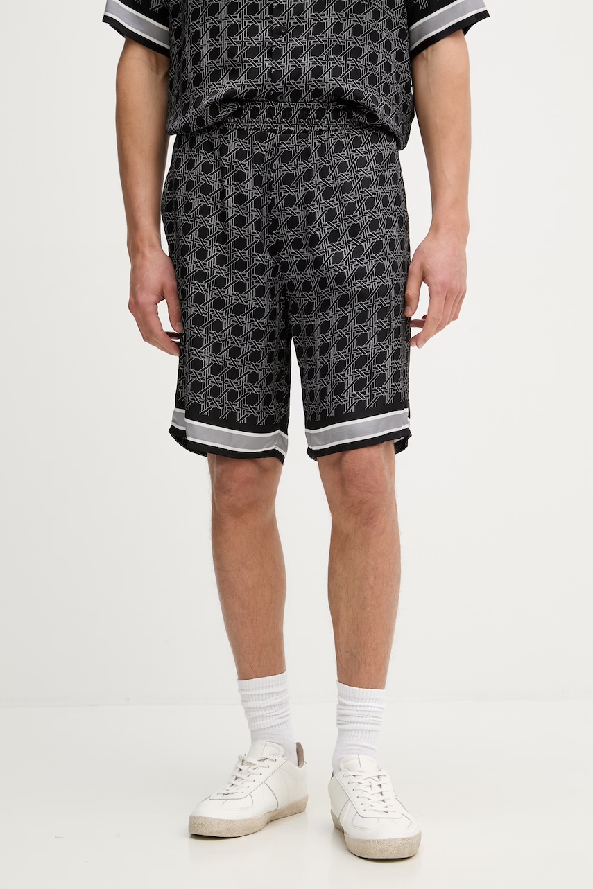 Karl Lagerfeld pantaloni scurți bărbați cu vâscoză