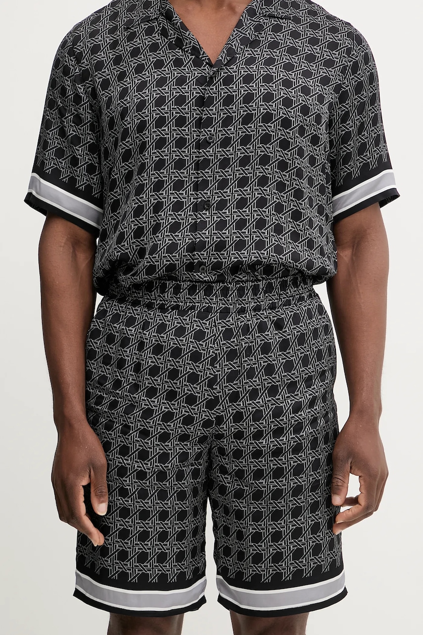 Karl Lagerfeld pantaloni scurți culoarea negru, 561881.265702