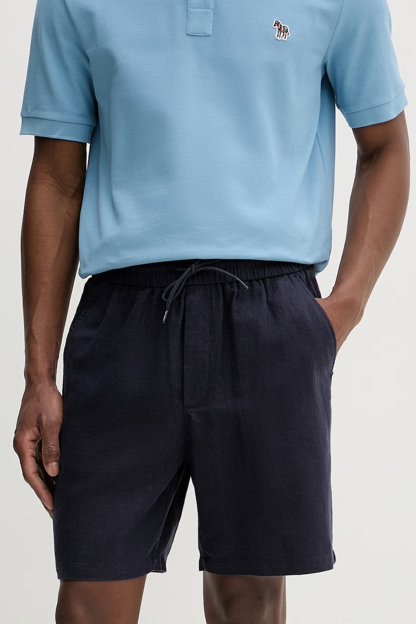 Les Deux Σορτς Ανδρικά με λινό Otto