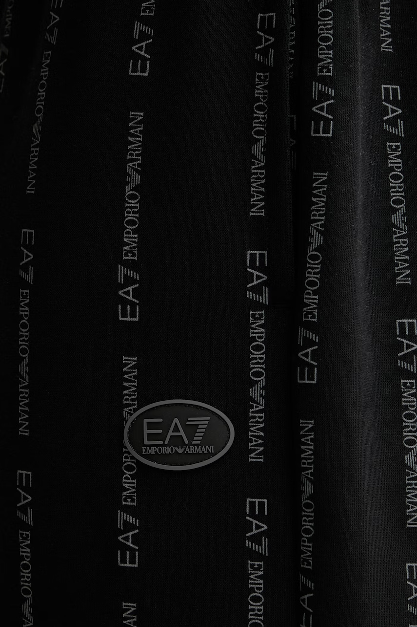 EA7 Emporio Armani teplákové šortky pánske s bavlnou