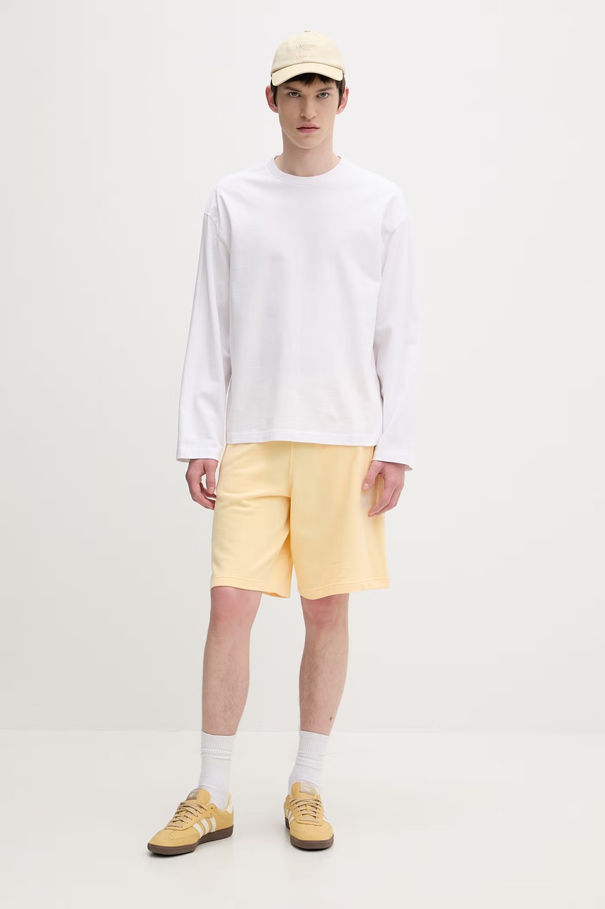 adidas Originals teplákové šortky pánske bavlnené