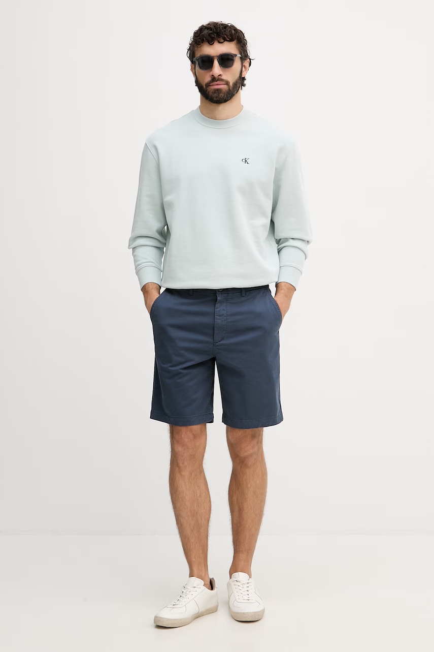 Calvin Klein Jeans šortky chino pánske bavlnené s elastanom