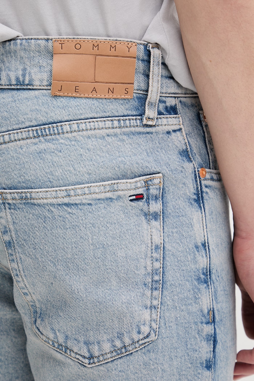 Tommy Jeans šortky pánske rifľové