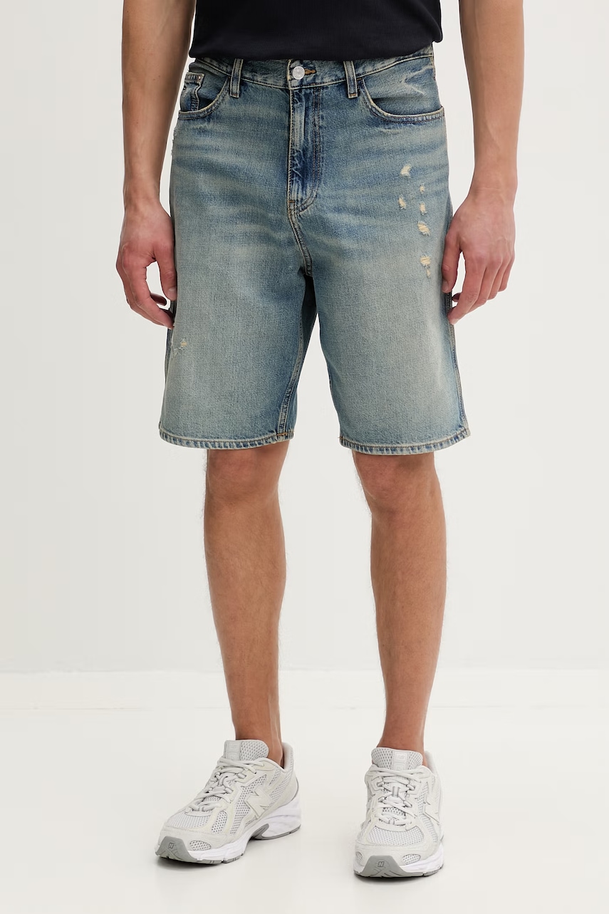 Tommy Jeans pantaloni scurți pentru bărbați, din denim