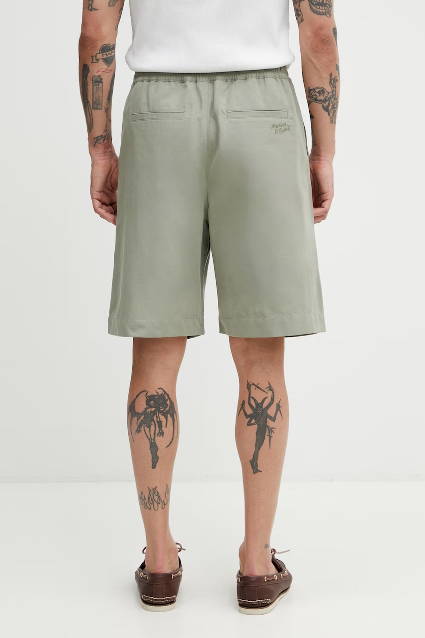 Maison Kitsuné bermudy z bawełną męskie (zdjęcie 3)