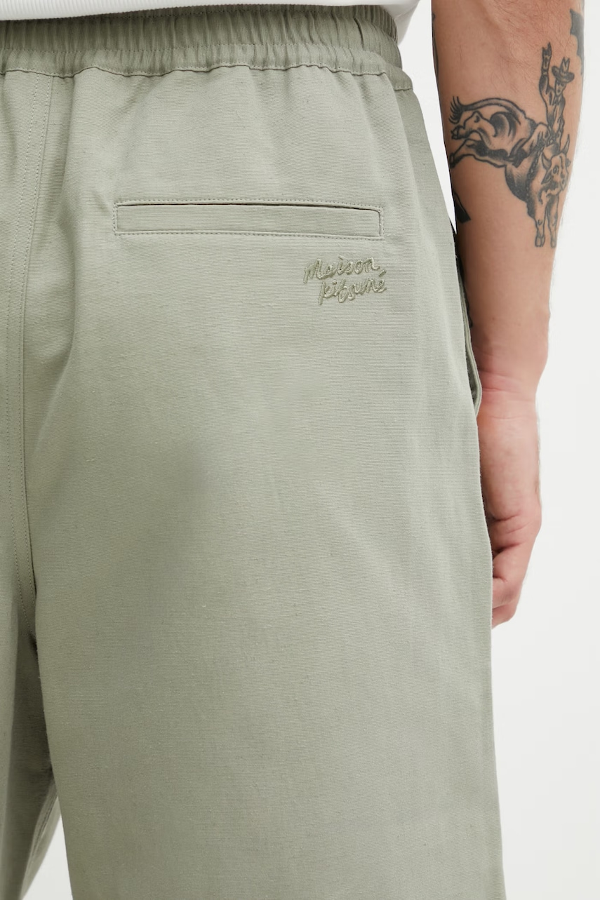 Maison Kitsuné bermudy z bawełną męskie (zdjęcie 4)