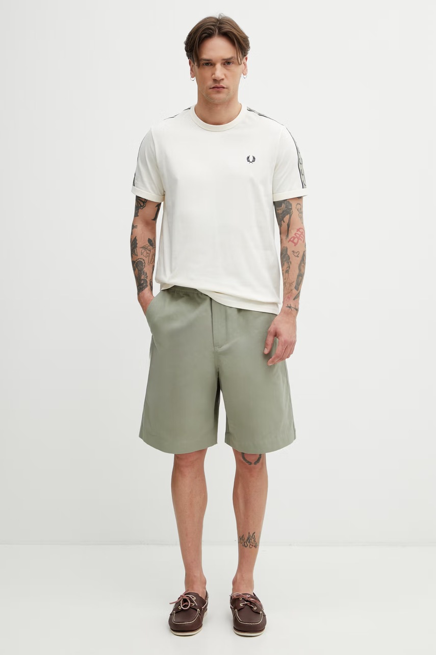 Maison Kitsuné bermudy z bawełną męskie (zdjęcie 5)