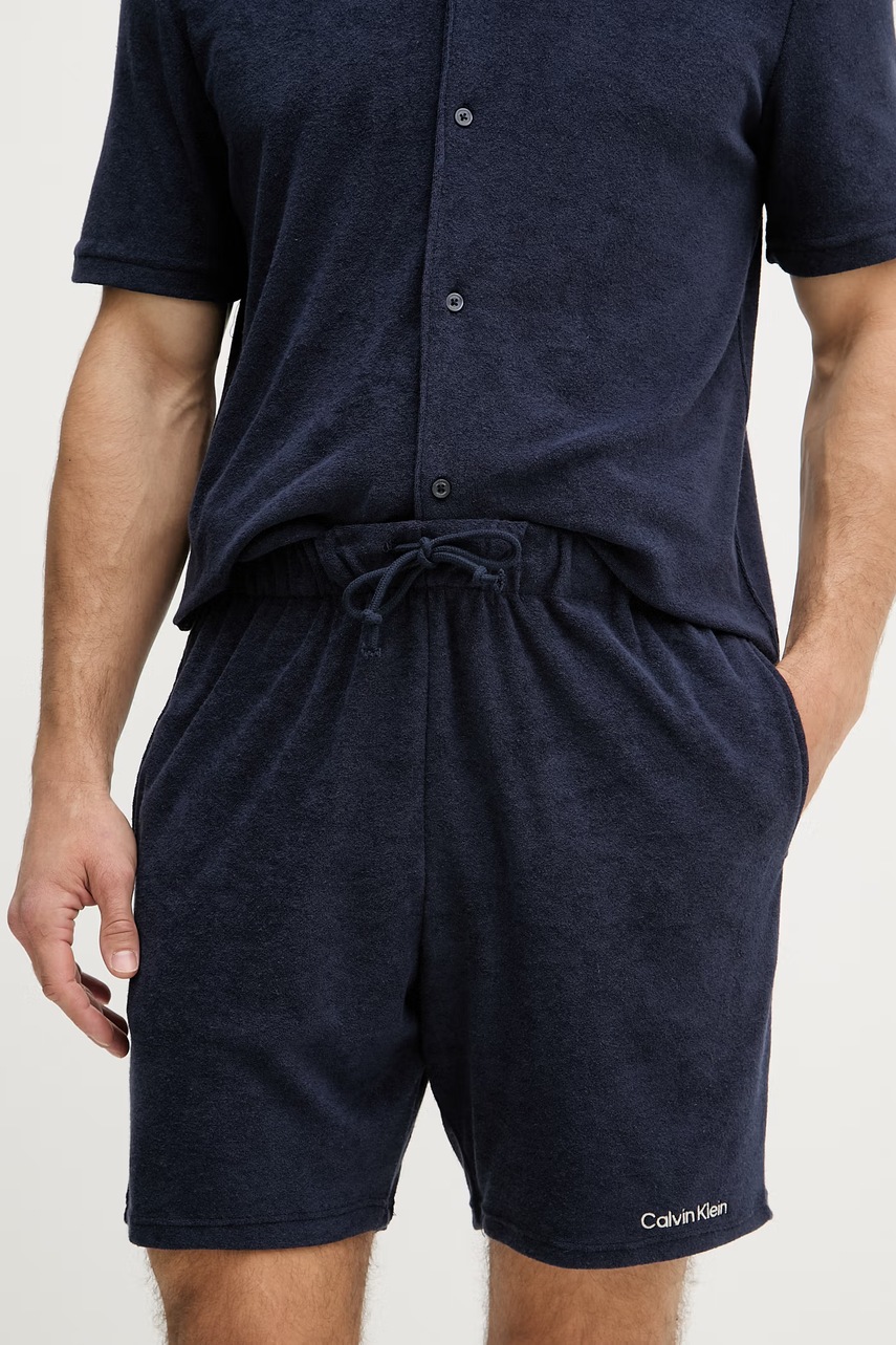Calvin Klein σορτς Ανδρικά LV00NM2989 σκούρο μπλε L,XL,2XL,S,M