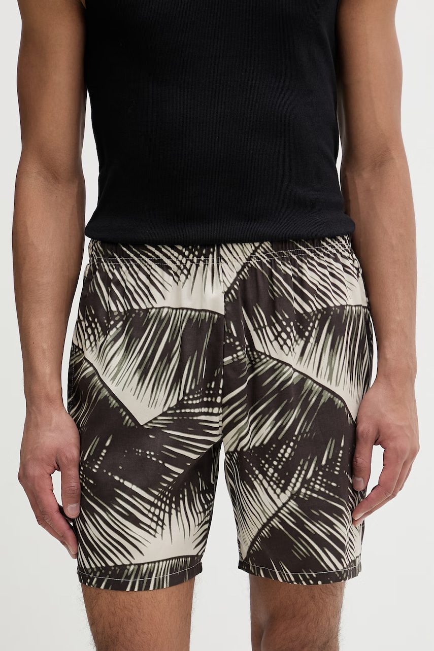 Calvin Klein σορτς ανδρικά με μοντάλ LV00NM2992 πράσινο L,M,S,XL,2XL