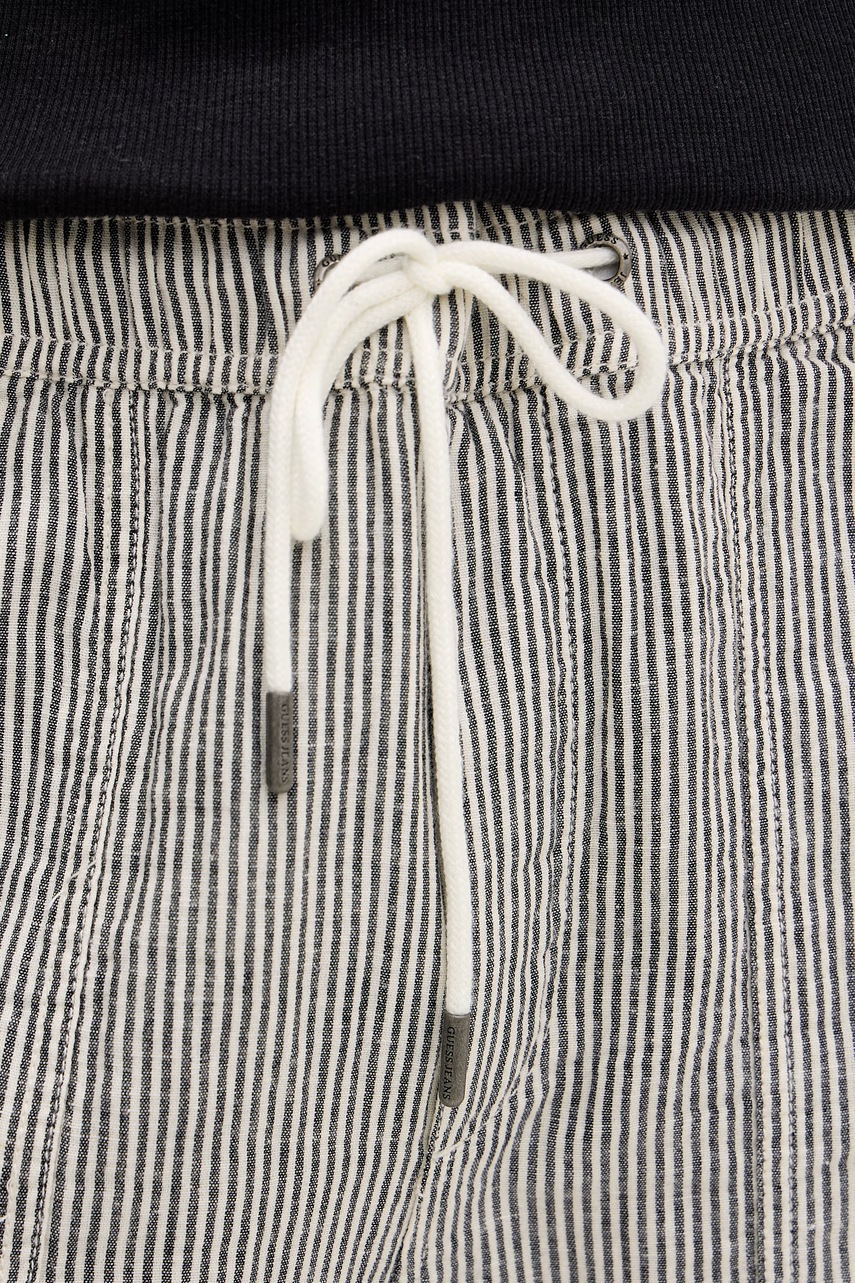 Guess Jeans šortky pánské s příměsí lnu (obrázek 4)