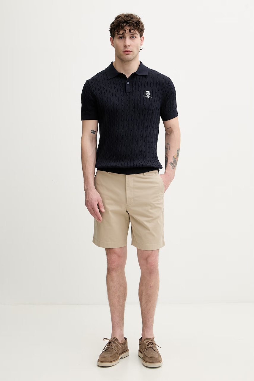Tommy Hilfiger šortky chino pánske bavlnené s elastanom