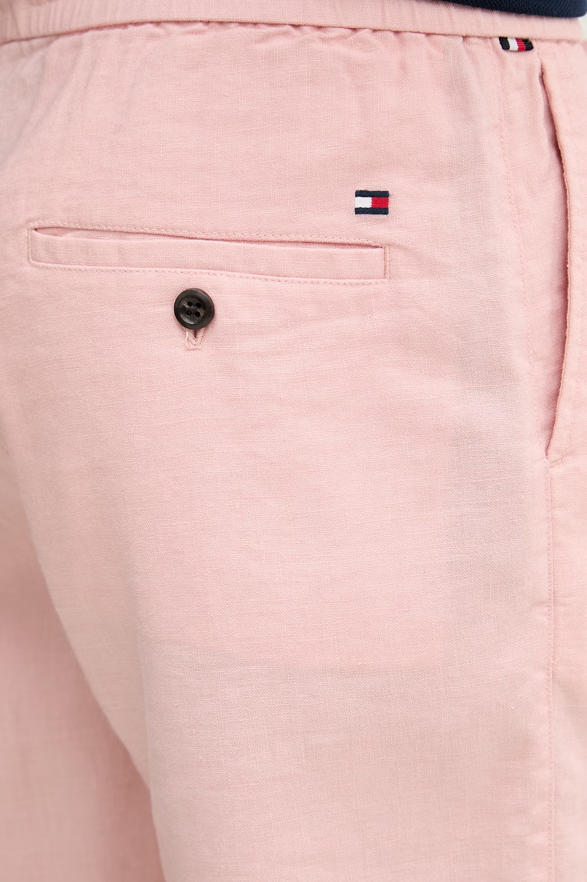 Tommy Hilfiger šortky pánske s ľanom