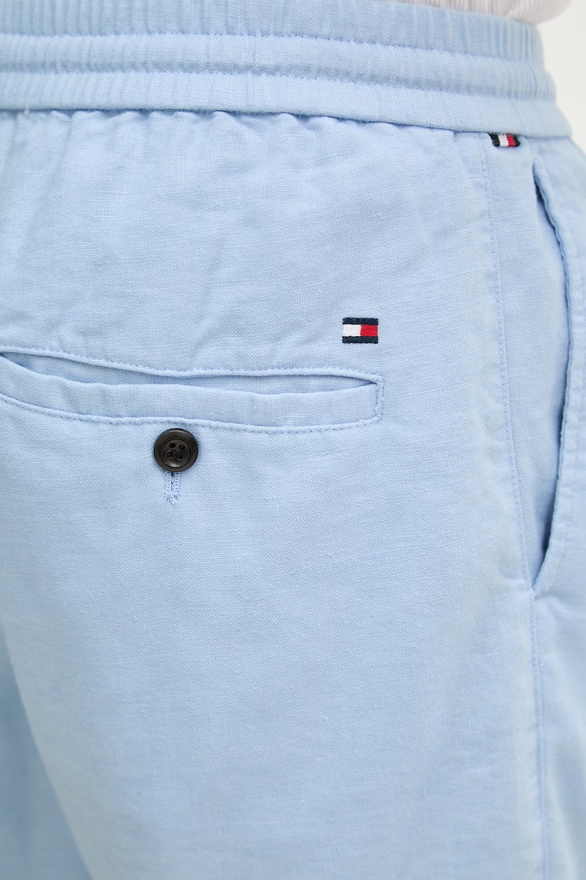 Tommy Hilfiger šortky pánske s ľanom