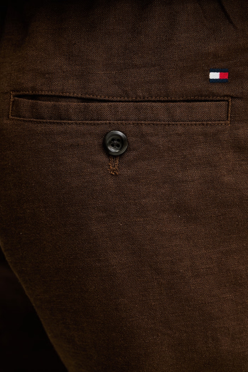 Tommy Hilfiger šortky pánske s ľanom