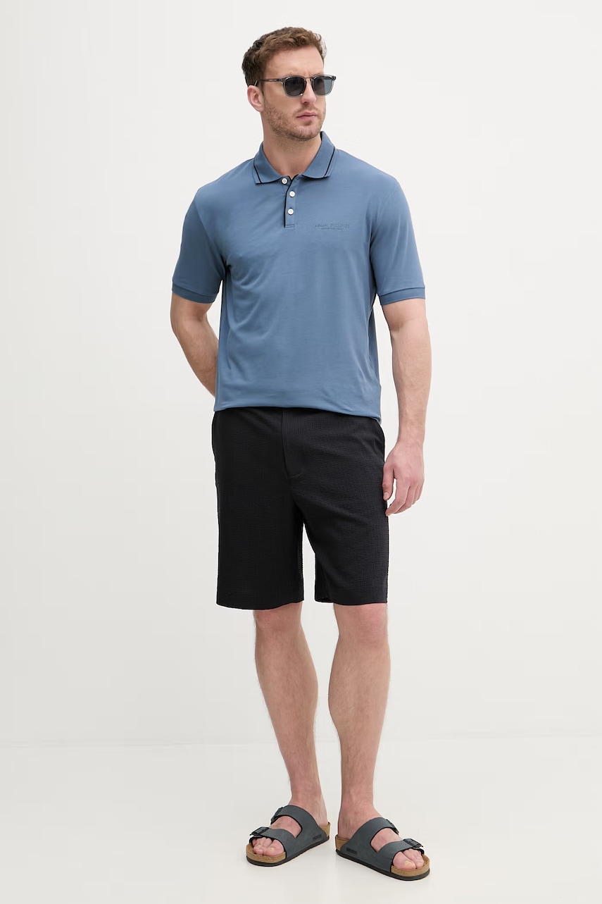 Armani Exchange pánske šortky s lyocellom